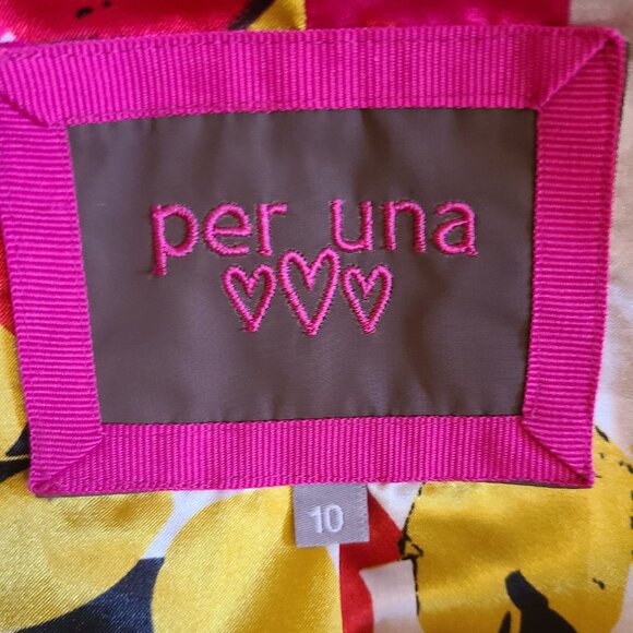 per una Ruffled Collar & Bell Sleeve Belted Coat - Picture 7 of 12